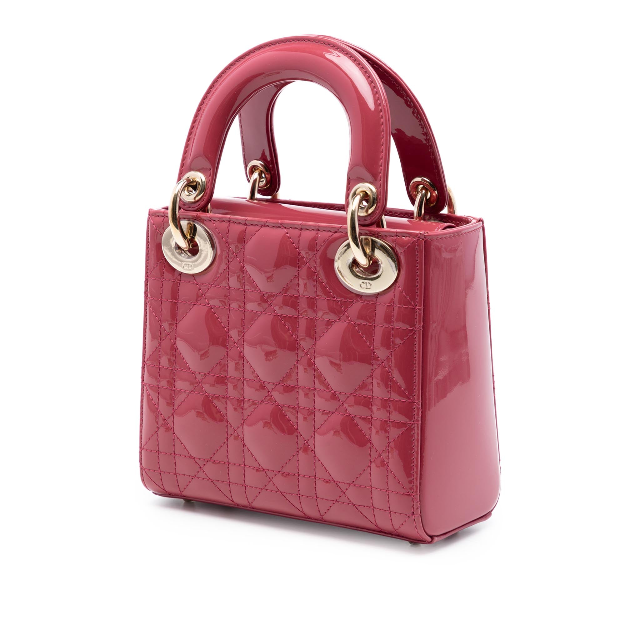 Mini Patent Cannage Lady Dior - Image 2