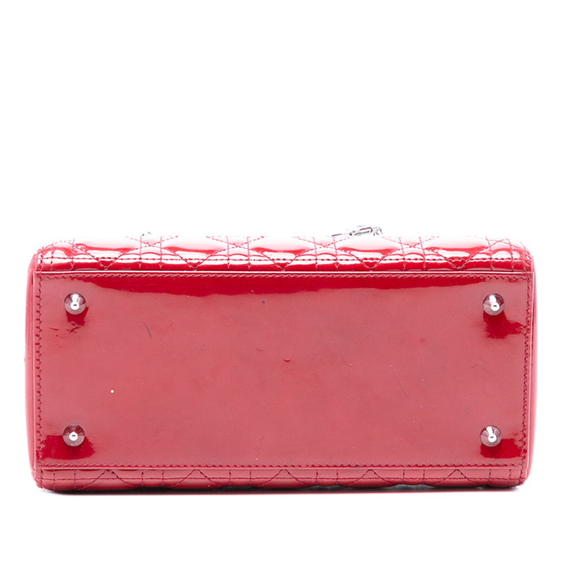 Medium Patent Cannage Lady Dior - Image 3