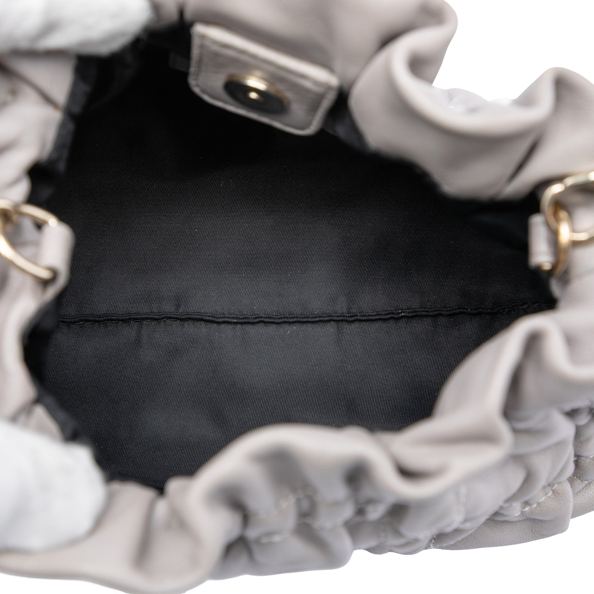 Mini Lambskin Cannage Gaufre Delices Bag - Image 4