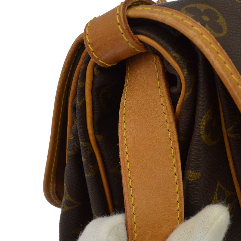 Louis Vuitton Saumur Monogram Canvas Brown Bag