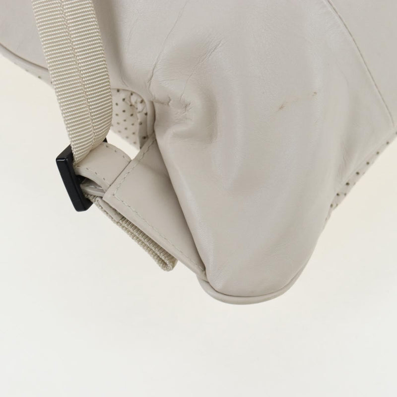 Bottega Veneta Drawstring Perforated Leather Beige Bag