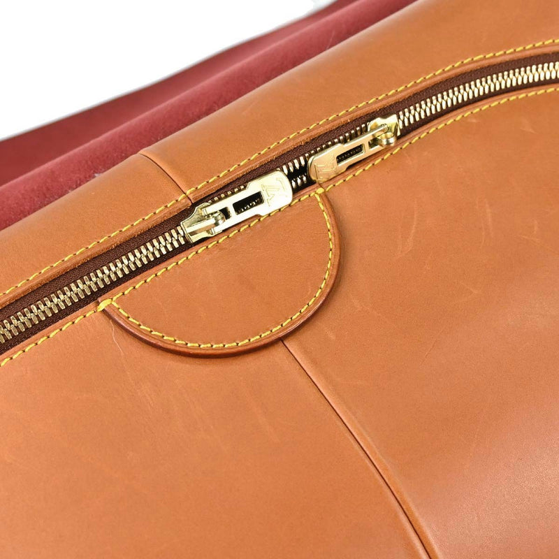 Louis Vuitton Nubie Weekender Nomade Leather Brown Bag