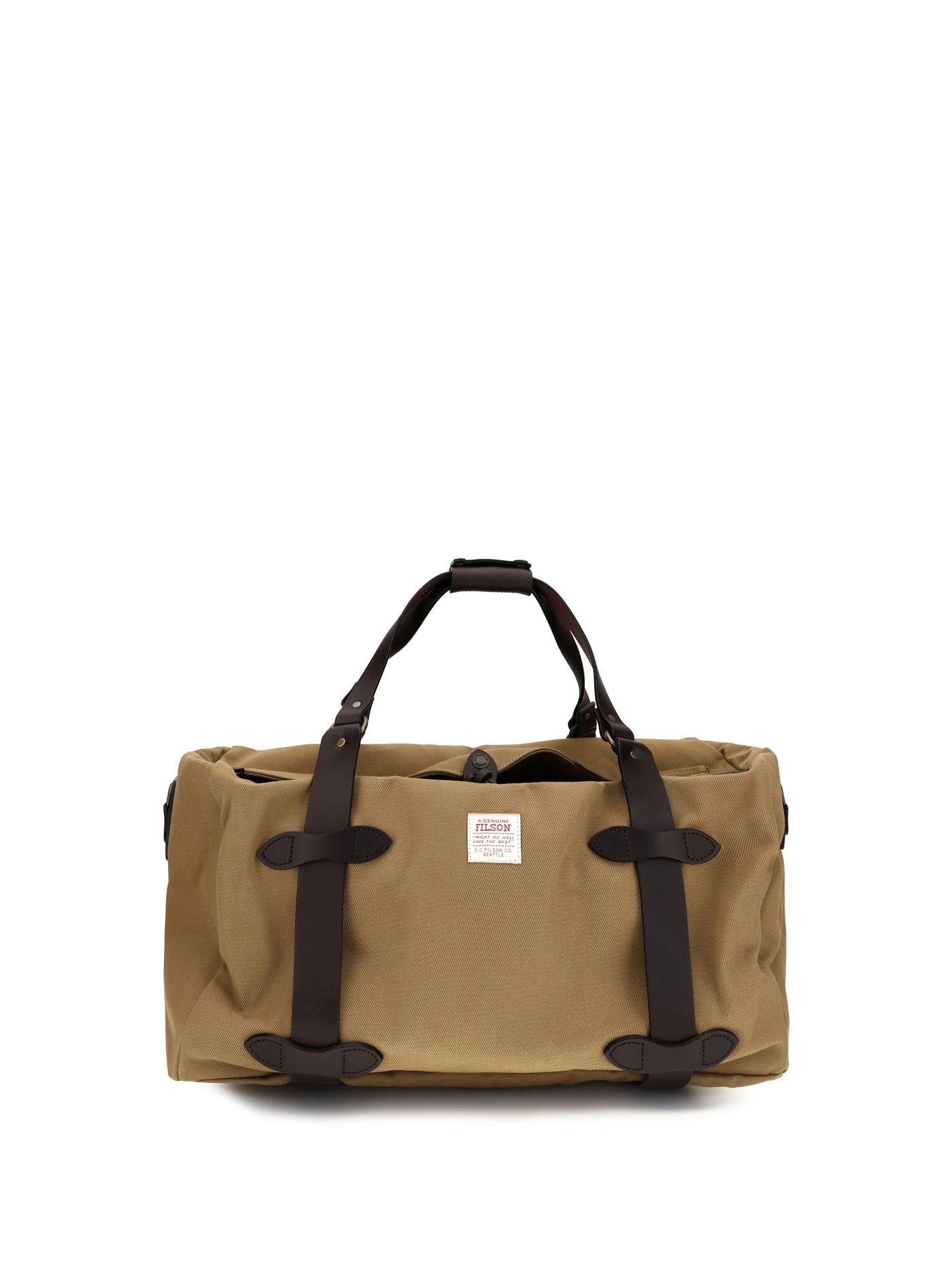 Filson Top Handle Bag — Tan Cotton