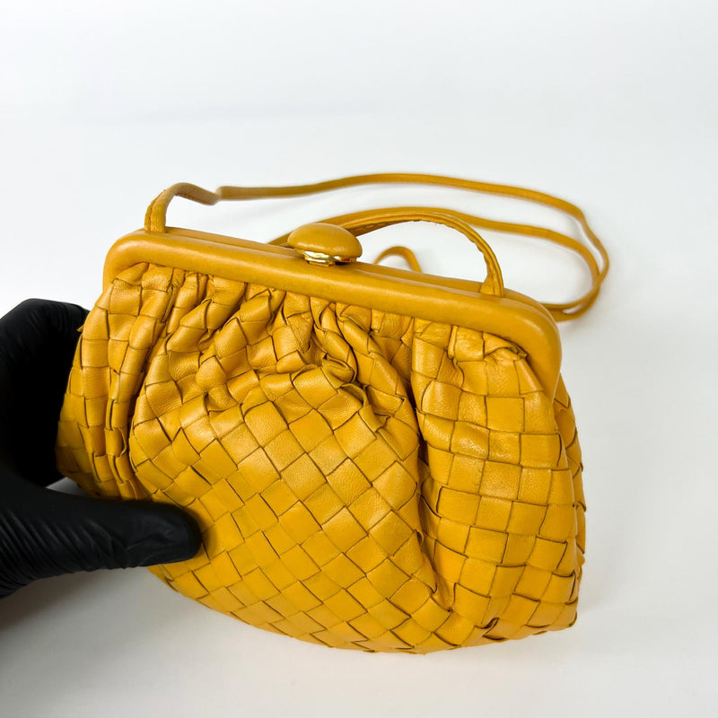 Bottega Veneta The Pouch Intrecciato Nappa Yellow Other