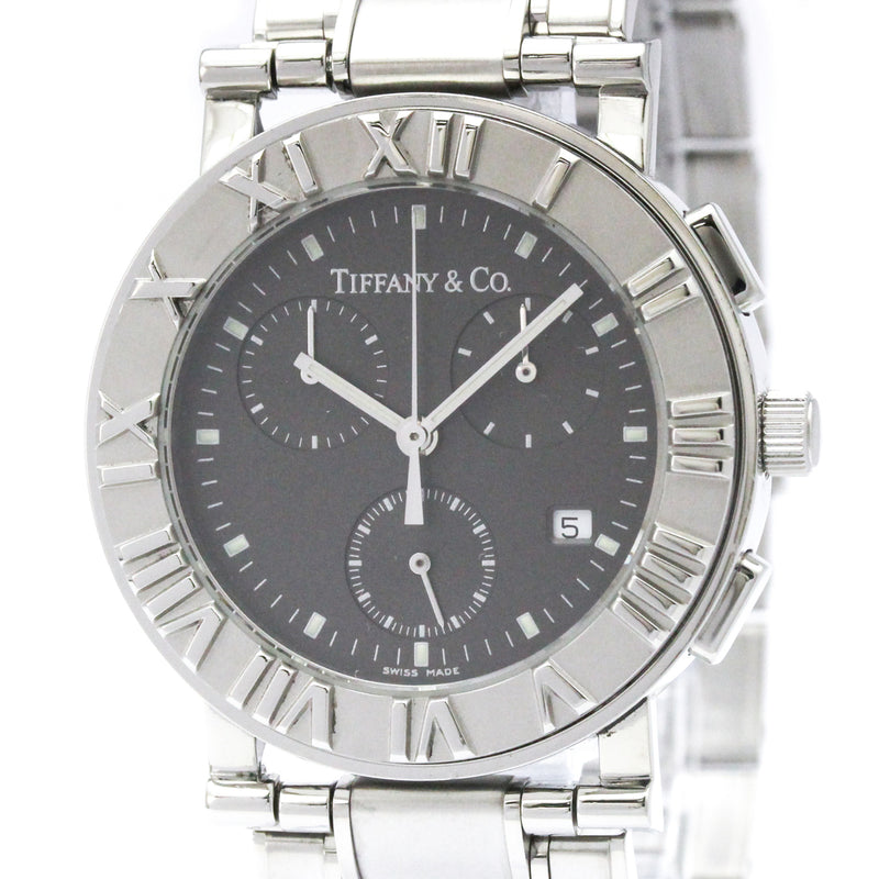 Tiffany & Co. Atlas Date Chronograph Quartz Stainless Steel Watches