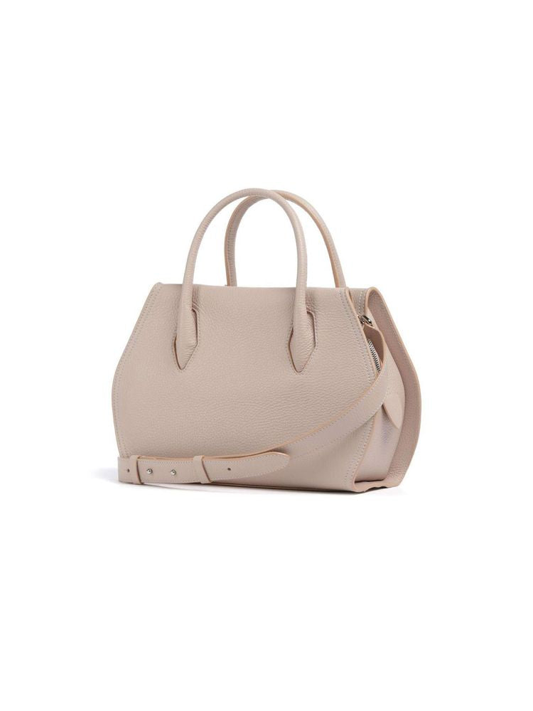 Coccinelle Lord Shoulder Bag — Beige Cowhide