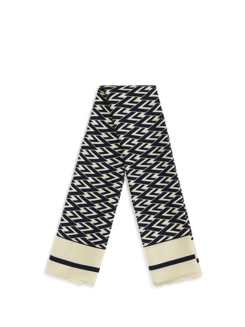 Valentino Garavani Toute La V Scarf — Multicolor Silk Scarfs