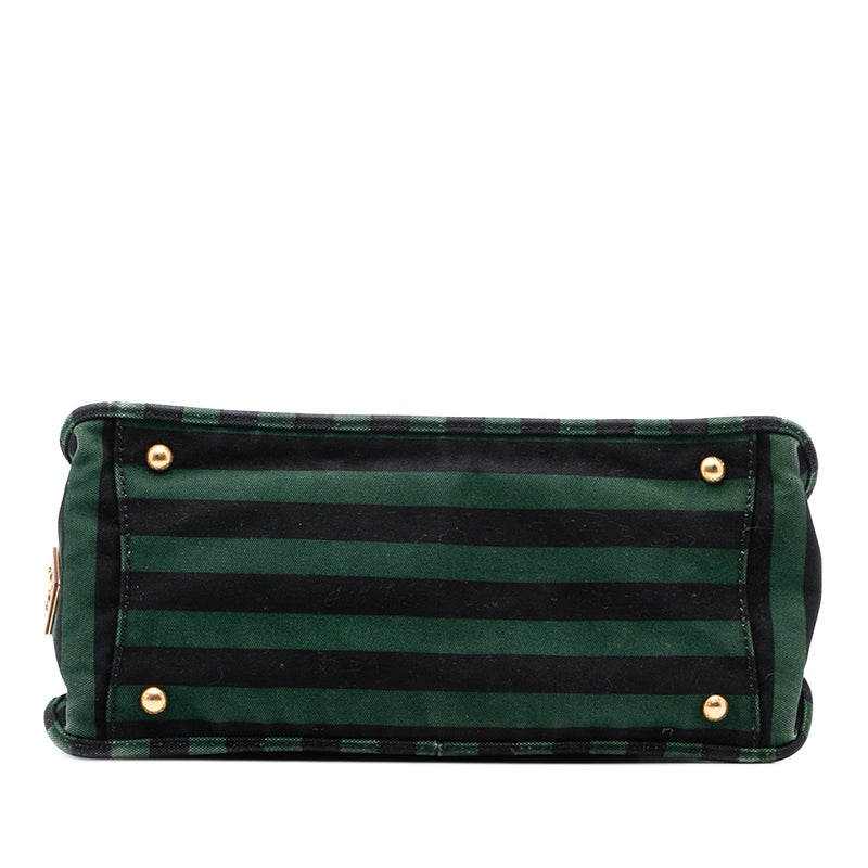 Canvas Canapa Righe Striped Satchel - Image 3