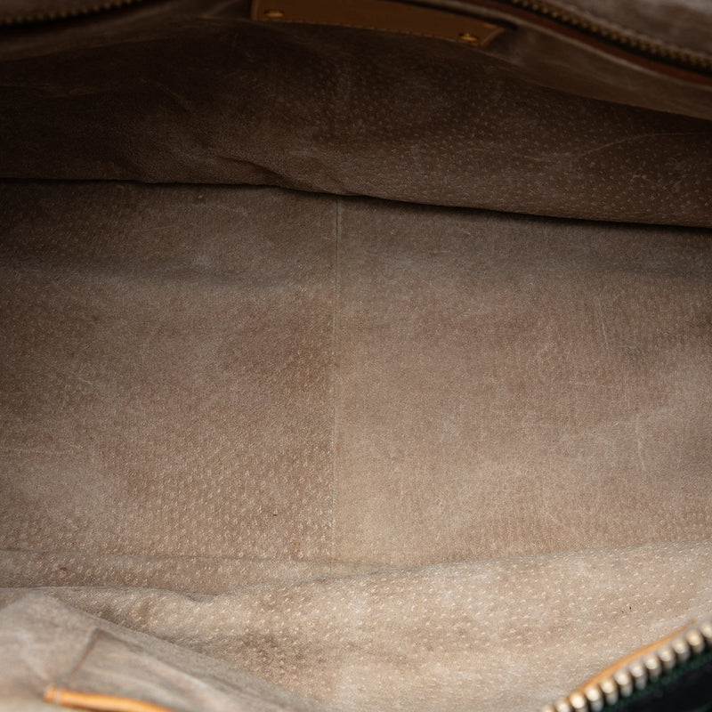 Canvas Canapa Righe Striped Satchel - Image 4