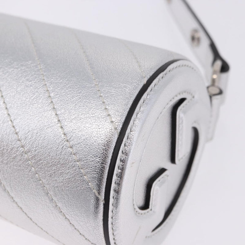 Gucci Blondie Diagonal Quilted Leather Silver Bag