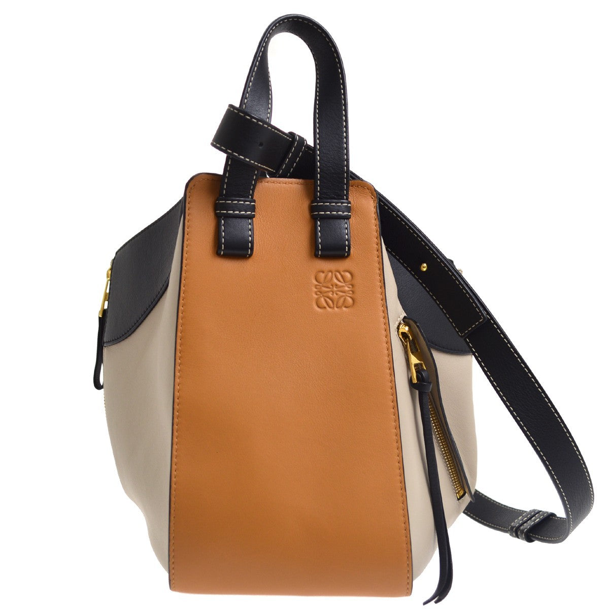 Loewe Hammock Leather Brown Bag