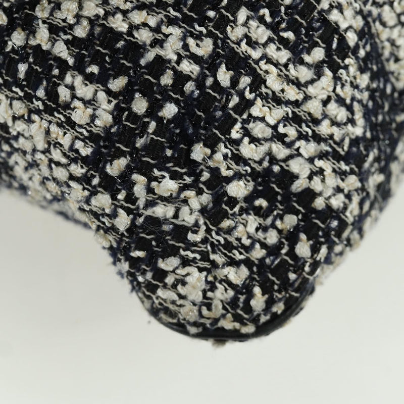 Chanel Camellia Messenger Tweed Black