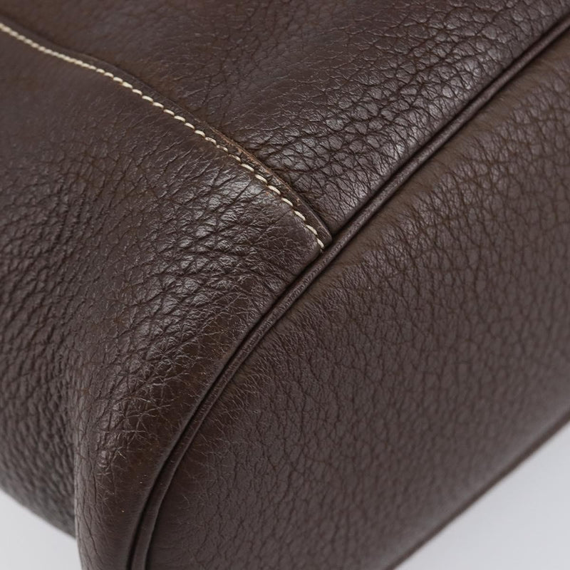 Hermes Sac Good News Leather Brown Bag