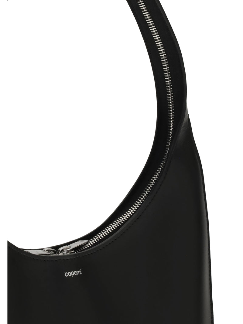 Coperni Swipe Shoulder Bag — Black Calf Leather Bos Taurus