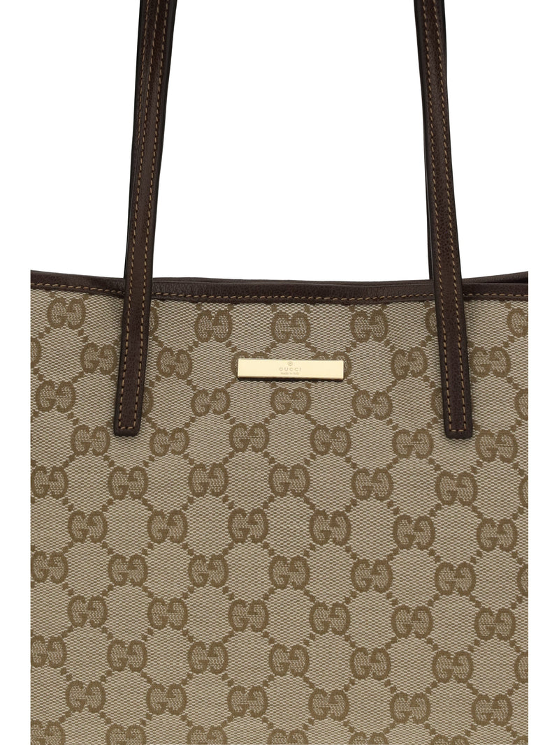 Gucci Tribeca Tote Bag — Beige Polyester