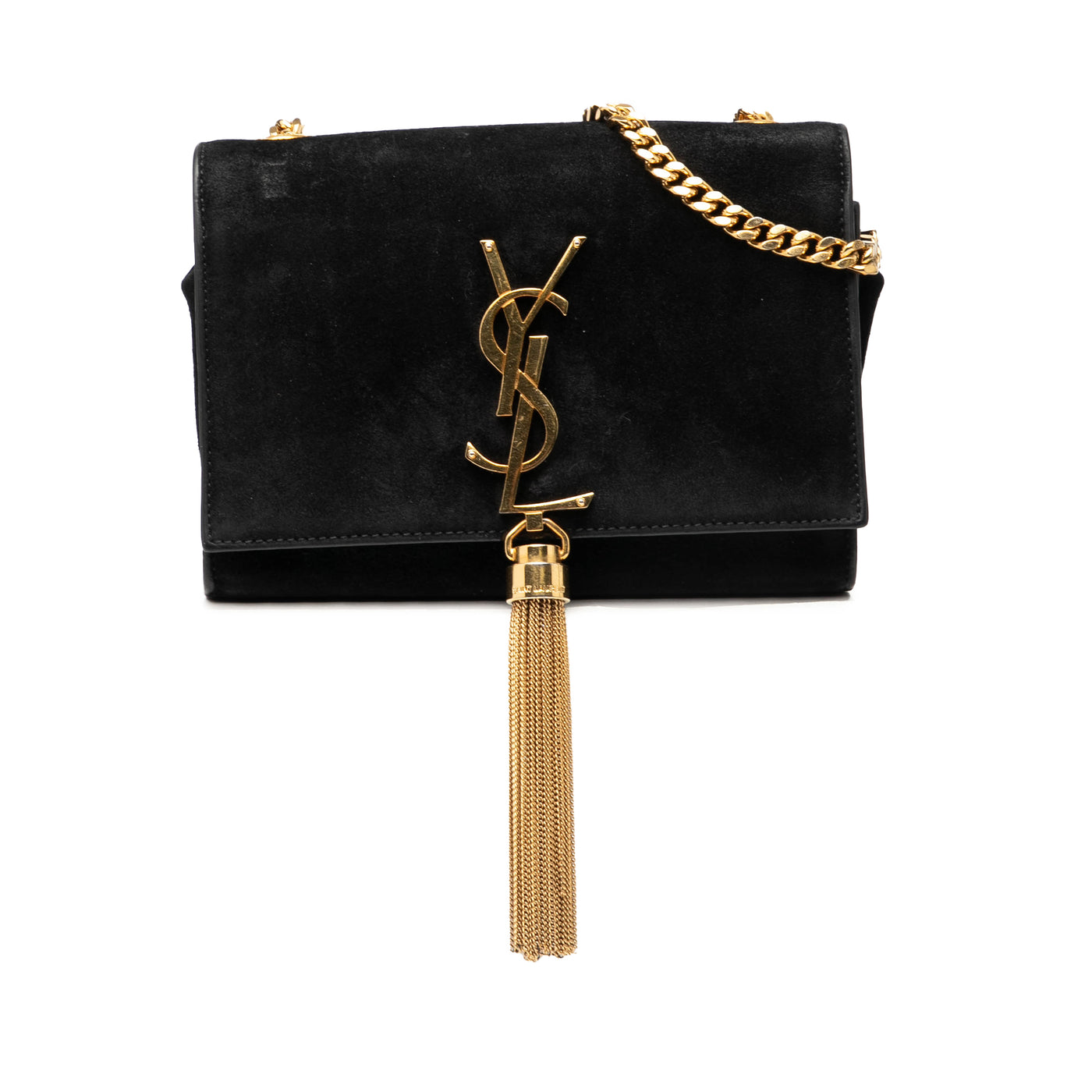Small Suede Monogram Kate Tassel Crossbody - Image 1