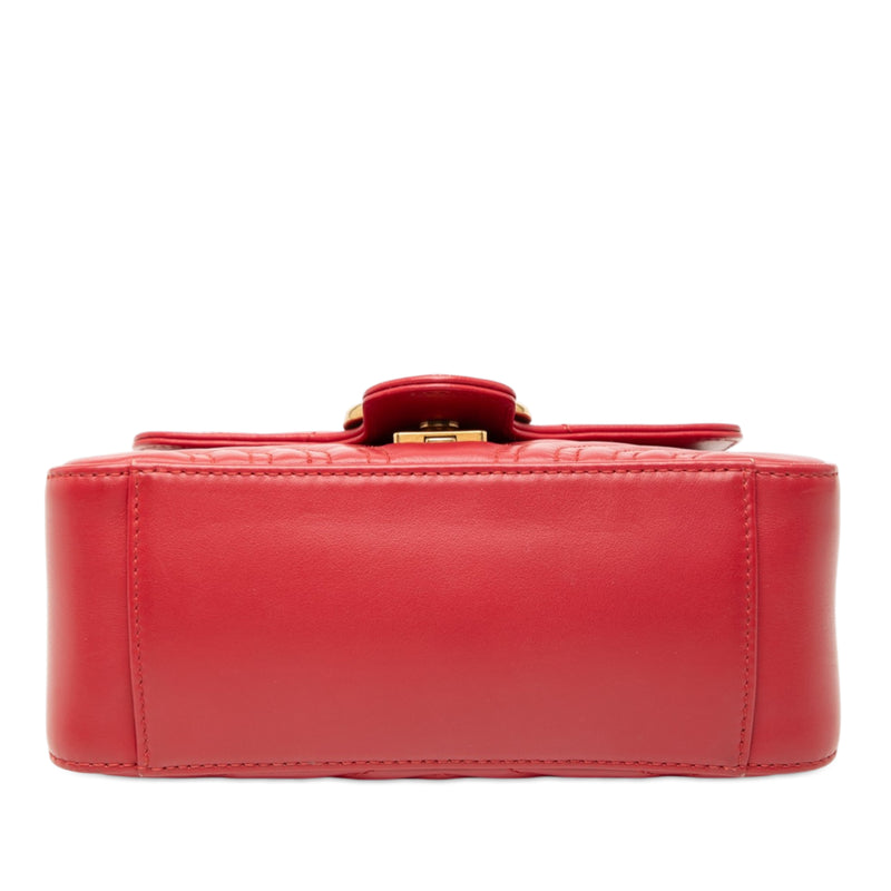 Mini GG Marmont Matelasse Leather Top Handle Bag - Image 3