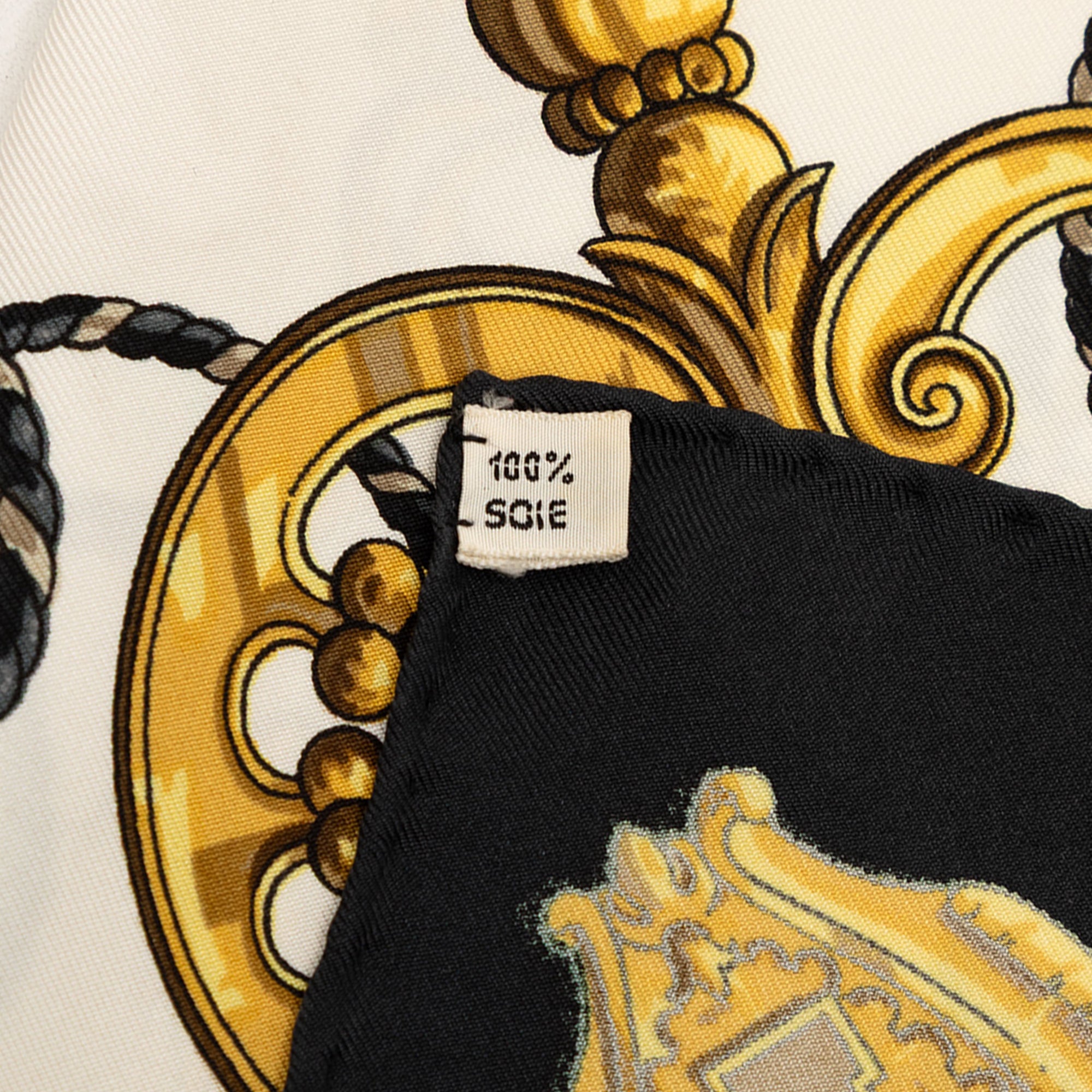 Les Cles Silk Scarf 90 - Image 2
