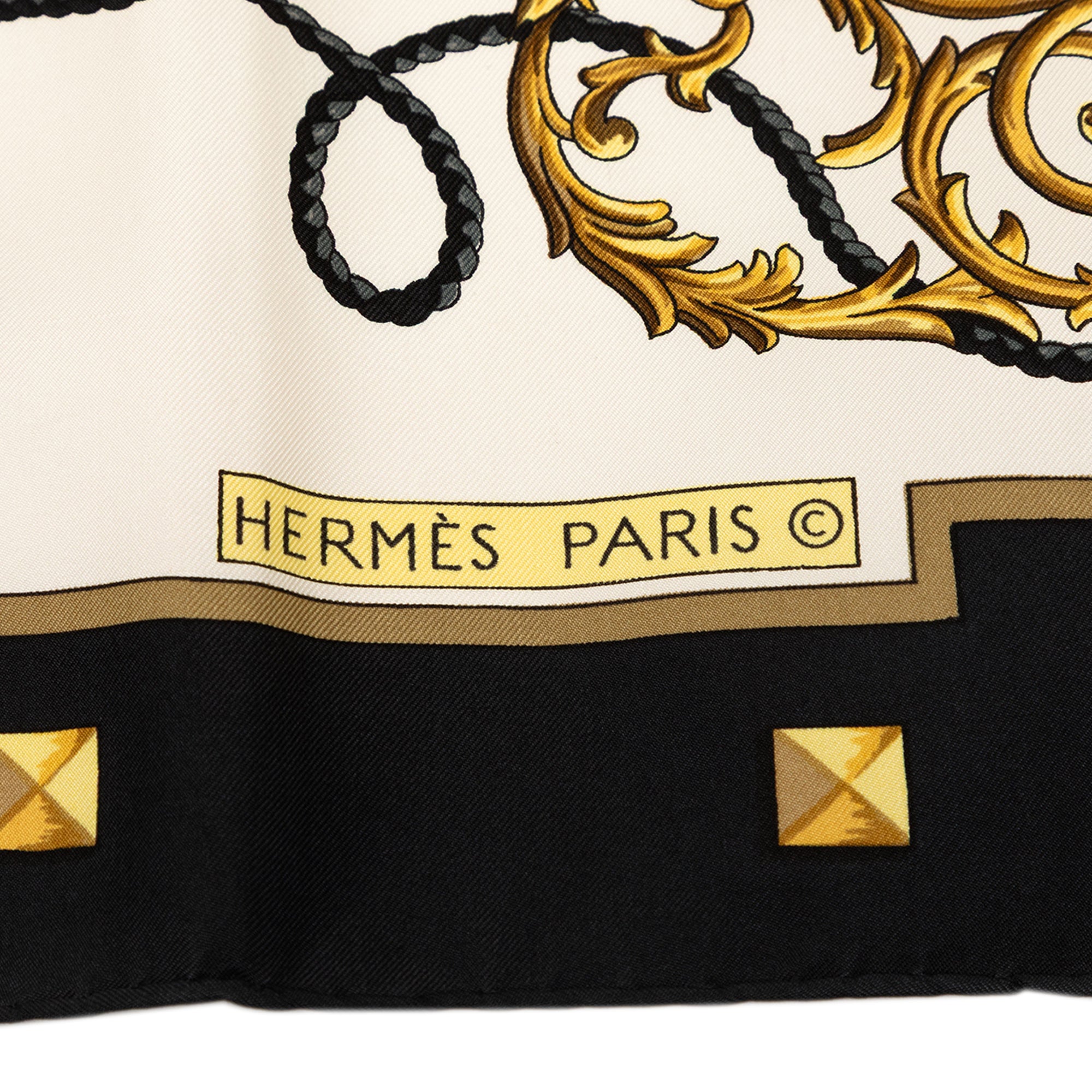 Les Cles Silk Scarf 90 - Image 3