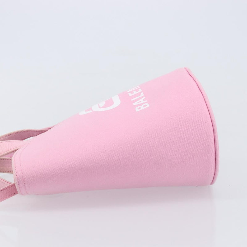 Balenciaga Wave Bucket Printed Canvas Pink Bag