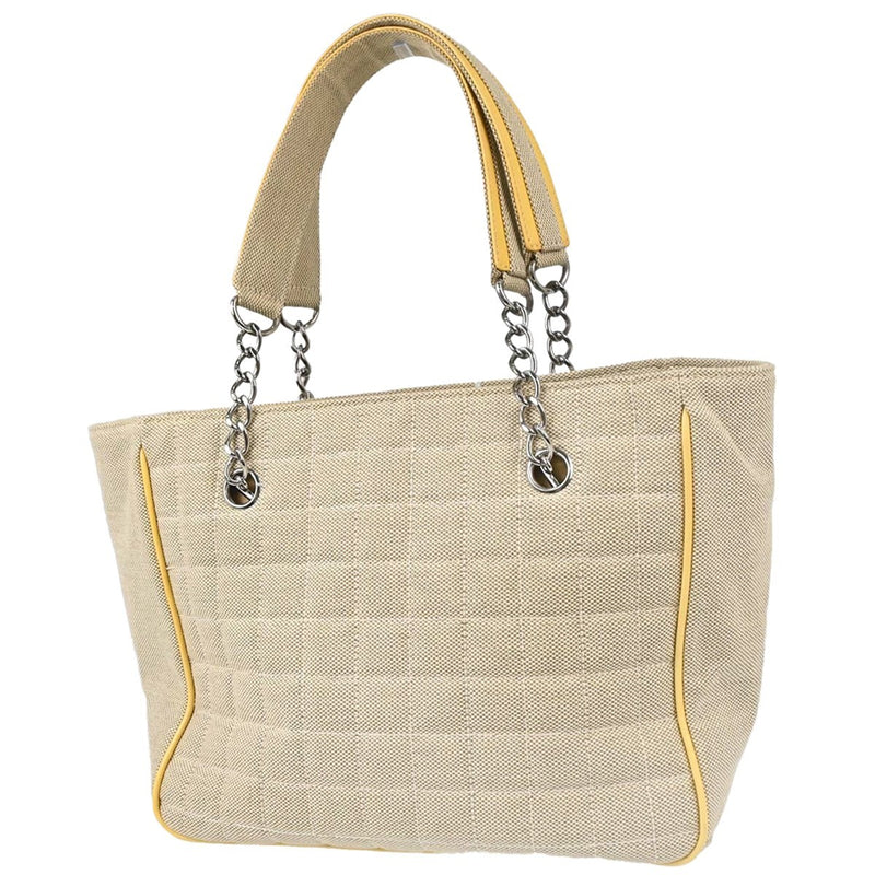 Chanel Camellia No.5 Chocolate Bar Canvas Black Bag