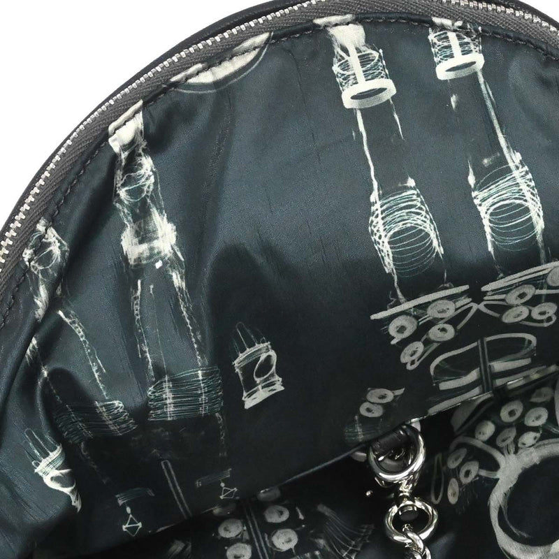 Chanel Astronaut Essentials Sequin Embellished Printed Nylon Navy Bag