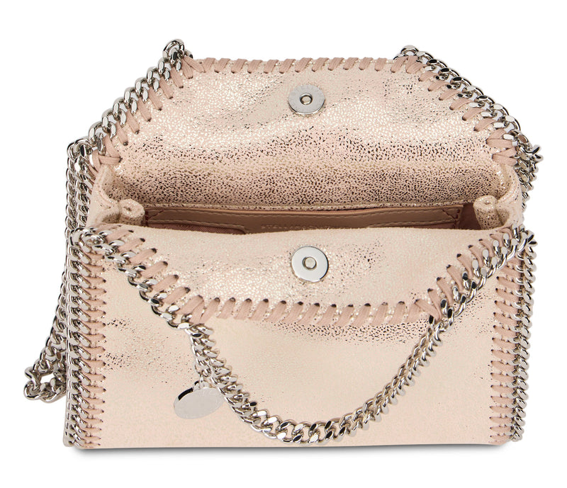 Stella Mccartney Falabella Shoulder Bag — Pink Polyester