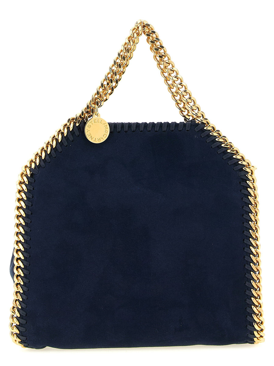 Stella Mccartney Falabella Shoulder Bag — Navy Alter Suede