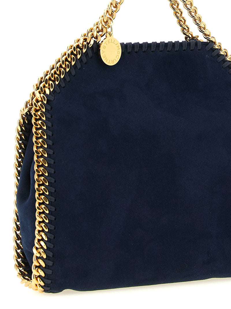 Stella Mccartney Falabella Shoulder Bag — Navy Alter Suede