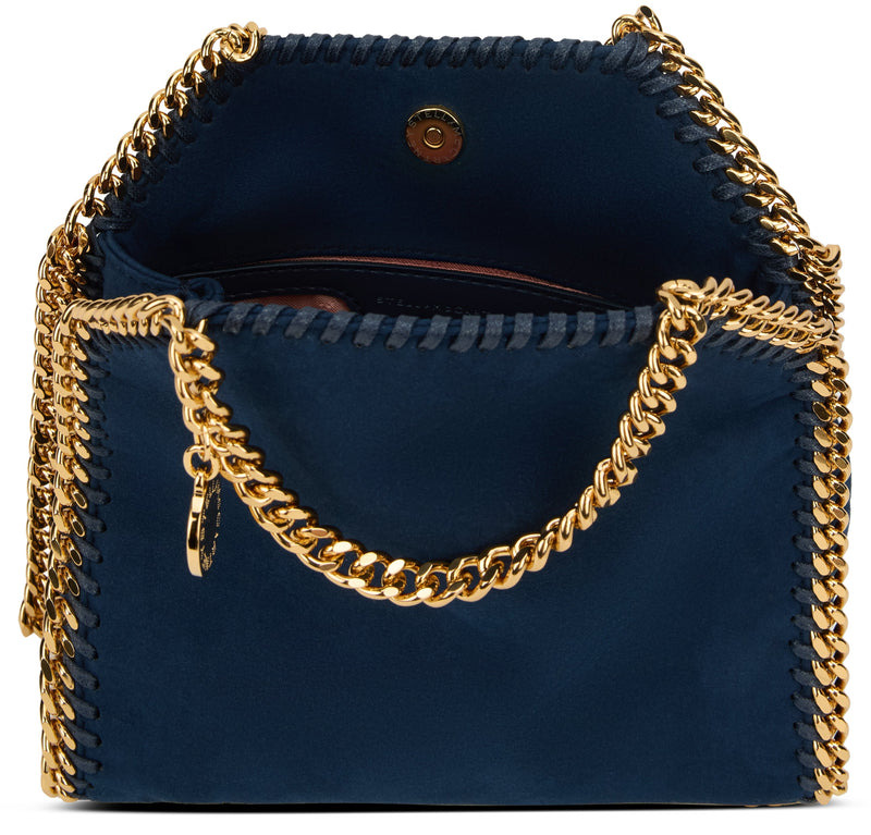 Stella Mccartney Falabella Mini Bag — Navy Polyester