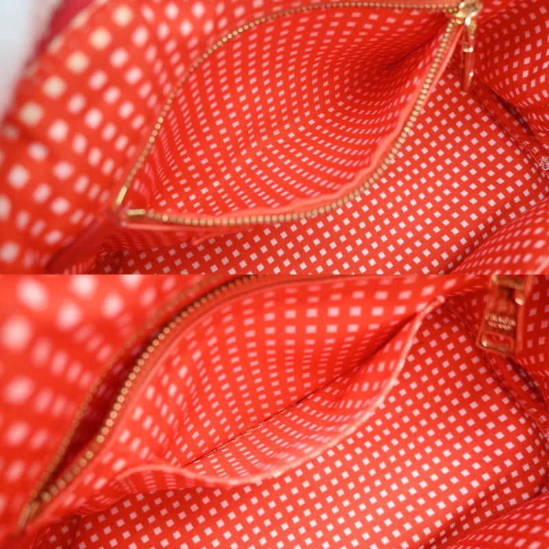Prada Canapa Canvas Red Bag
