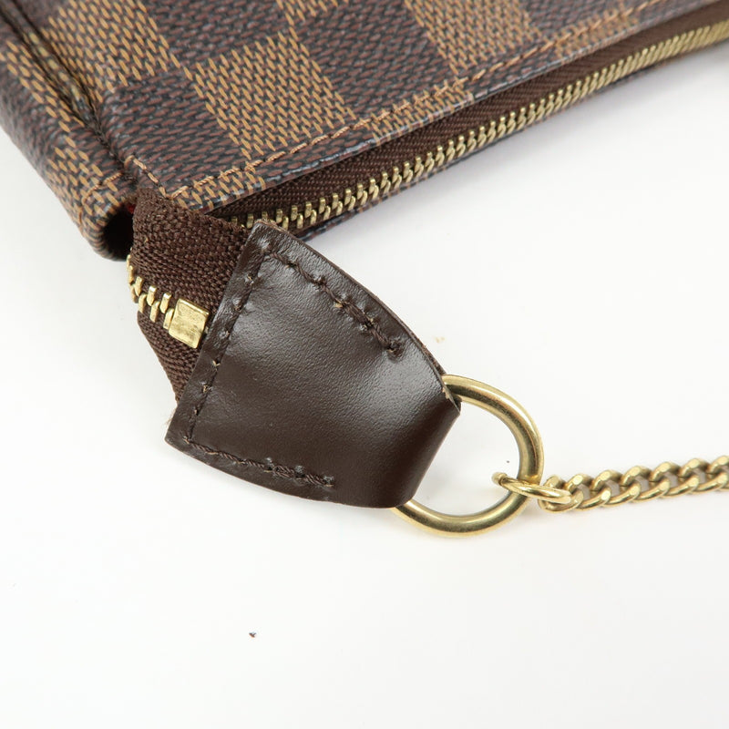 Louis Vuitton Pochette Accessoires Limited Edition Damier Brown Canvas Bag