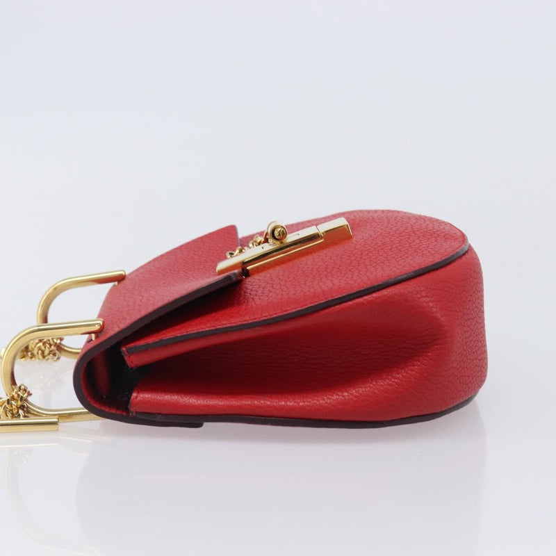 Chloe Drew Leather Red Bag
