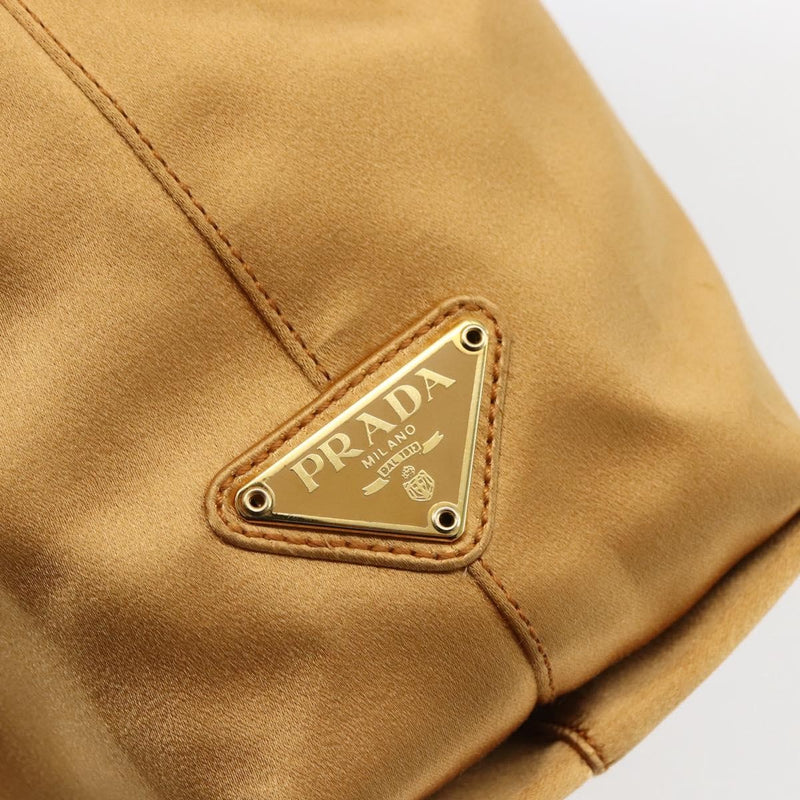 Prada Chain Satin Gold Bag