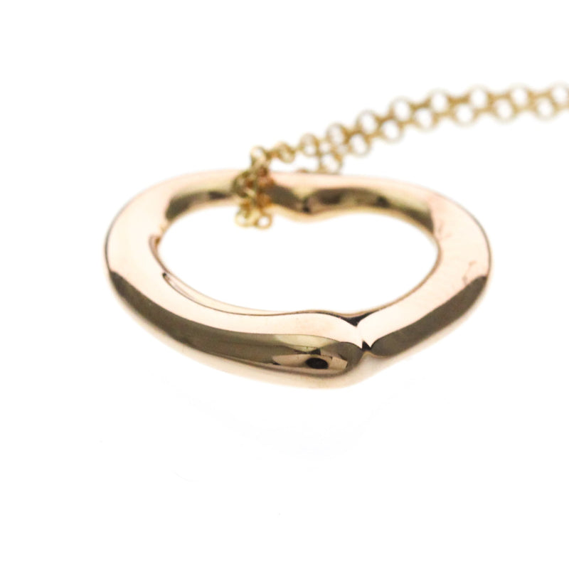 Tiffany & Co. Elsa Peretti Open Heart Pendant 18k Rose Gold Pink Pink_gold Bijoux