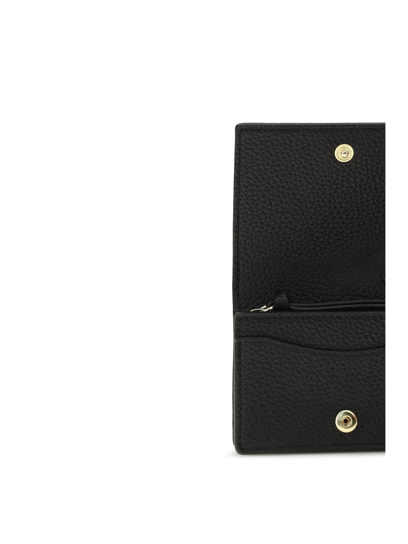 Ganni Bou Card Holder — Black Wallet