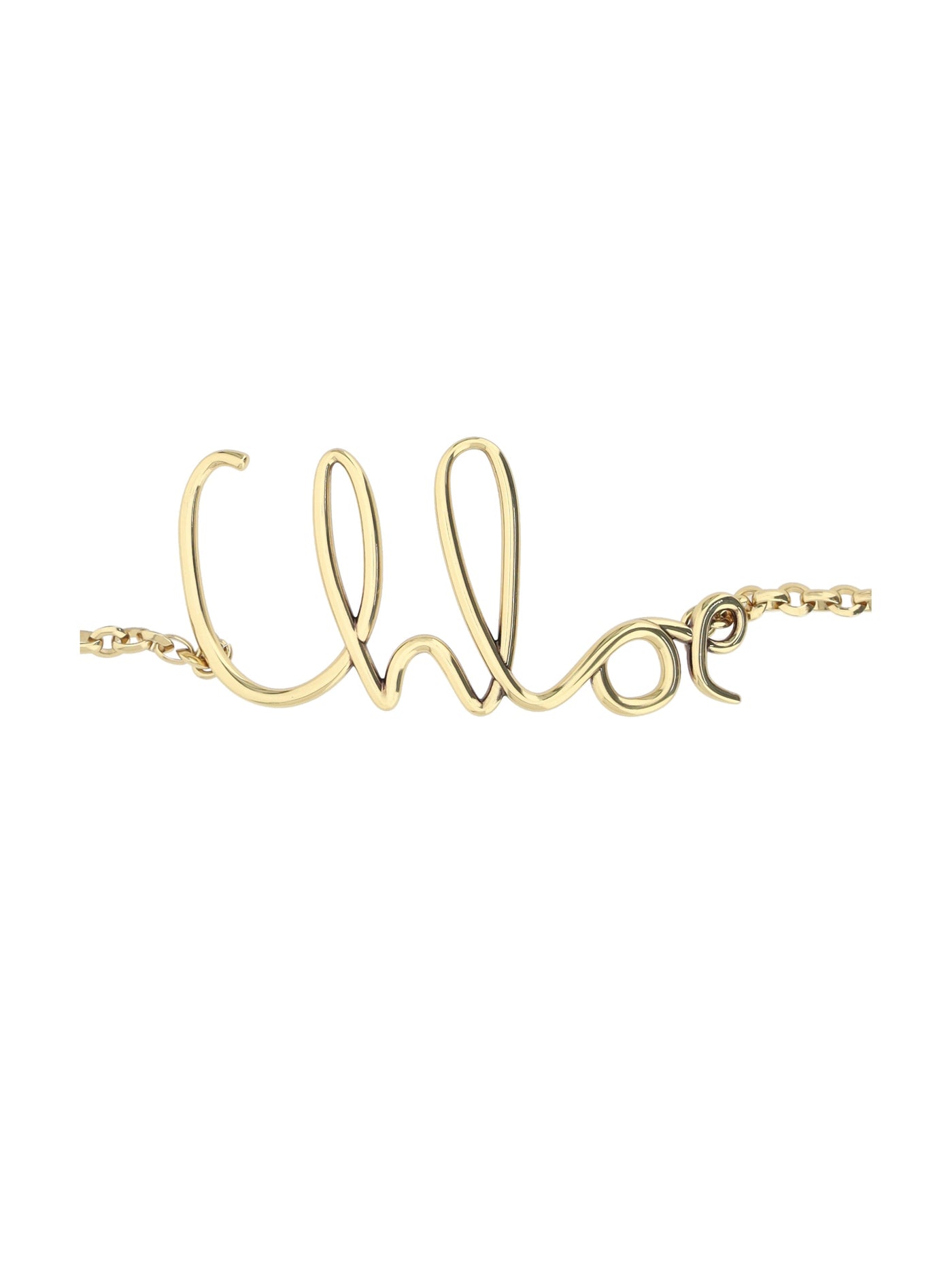 Chloé Metal Chain Belt — Gold Brass