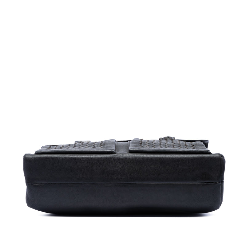 Intrecciato Trimmed Nappa Business Bag - Image 3