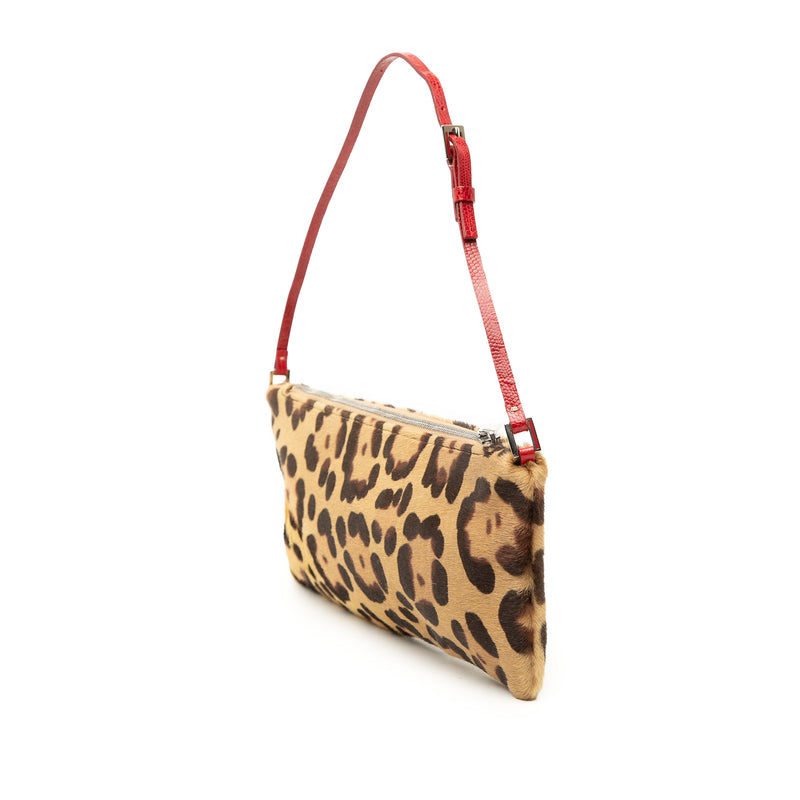Pony Hair Animal Print Handbag - Image 2