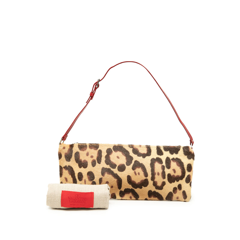 Pony Hair Animal Print Handbag - Image 7