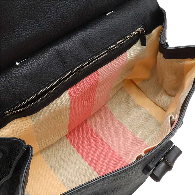 Large Calfskin Bamboo Daily Satchel - Image 3