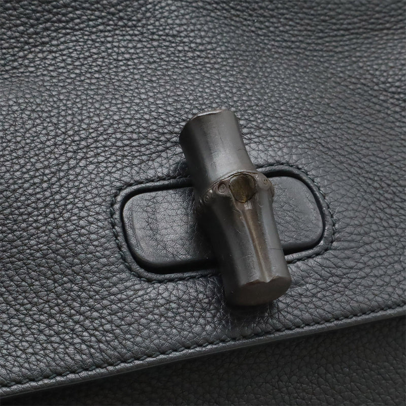 Large Calfskin Bamboo Daily Satchel - Image 4