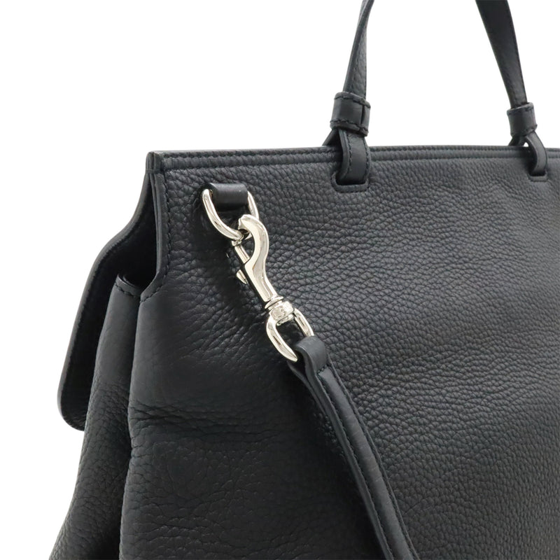 Large Calfskin Bamboo Daily Satchel - Image 7