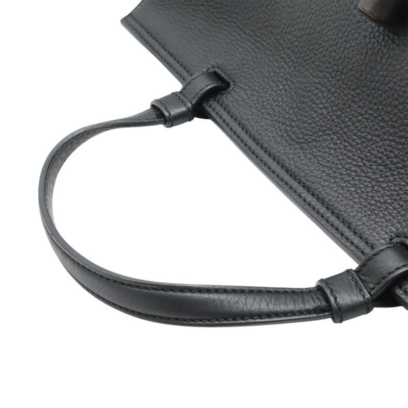Large Calfskin Bamboo Daily Satchel - Image 8