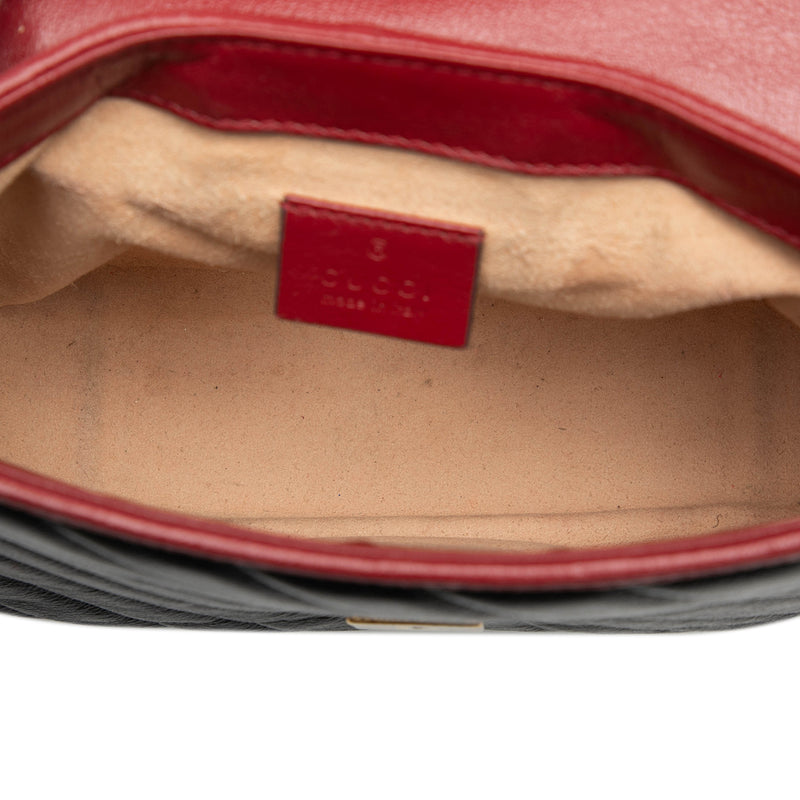 GG Marmont Matelasse Leather Torchon Top Handle Bag - Image 4