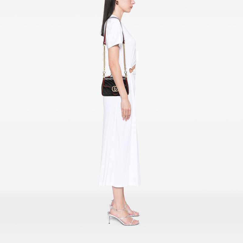 GG Marmont Matelasse Leather Torchon Top Handle Bag - Image 7