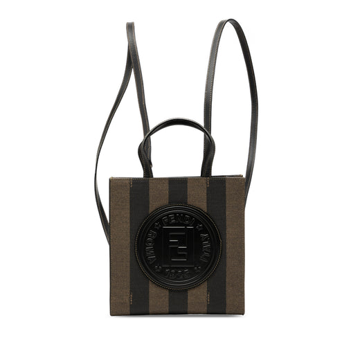 Mini Pequin Coated Canvas Convertible Backpack - Image 1