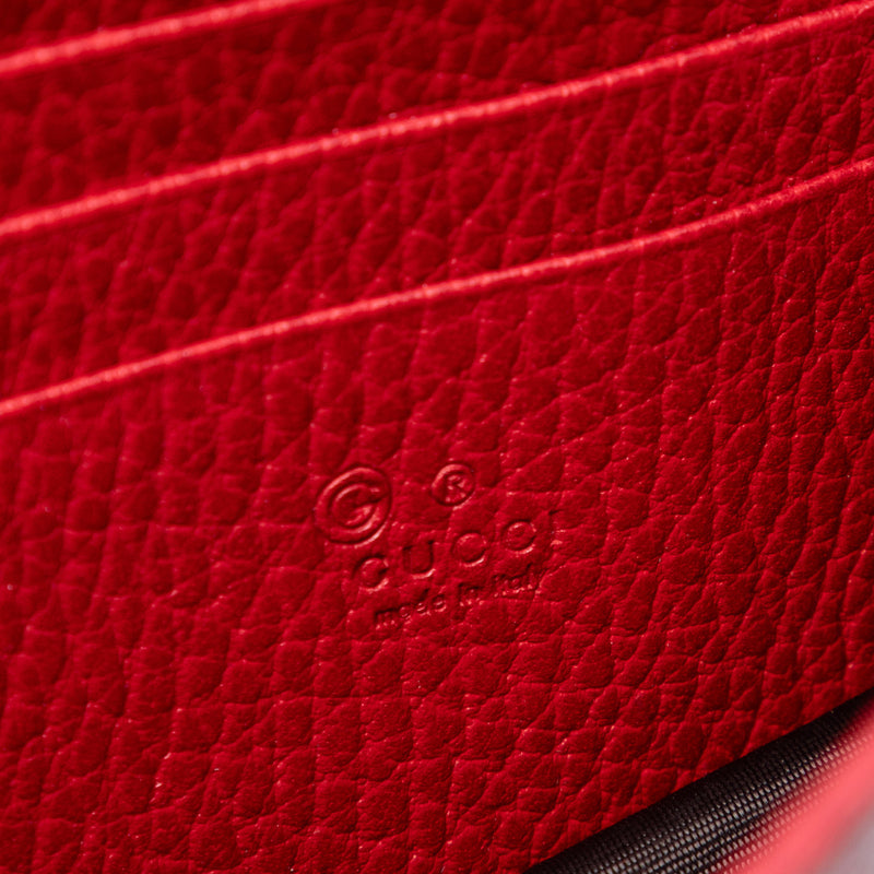 Dollar Calfskin Interlocking G Wallet on Chain - Image 5