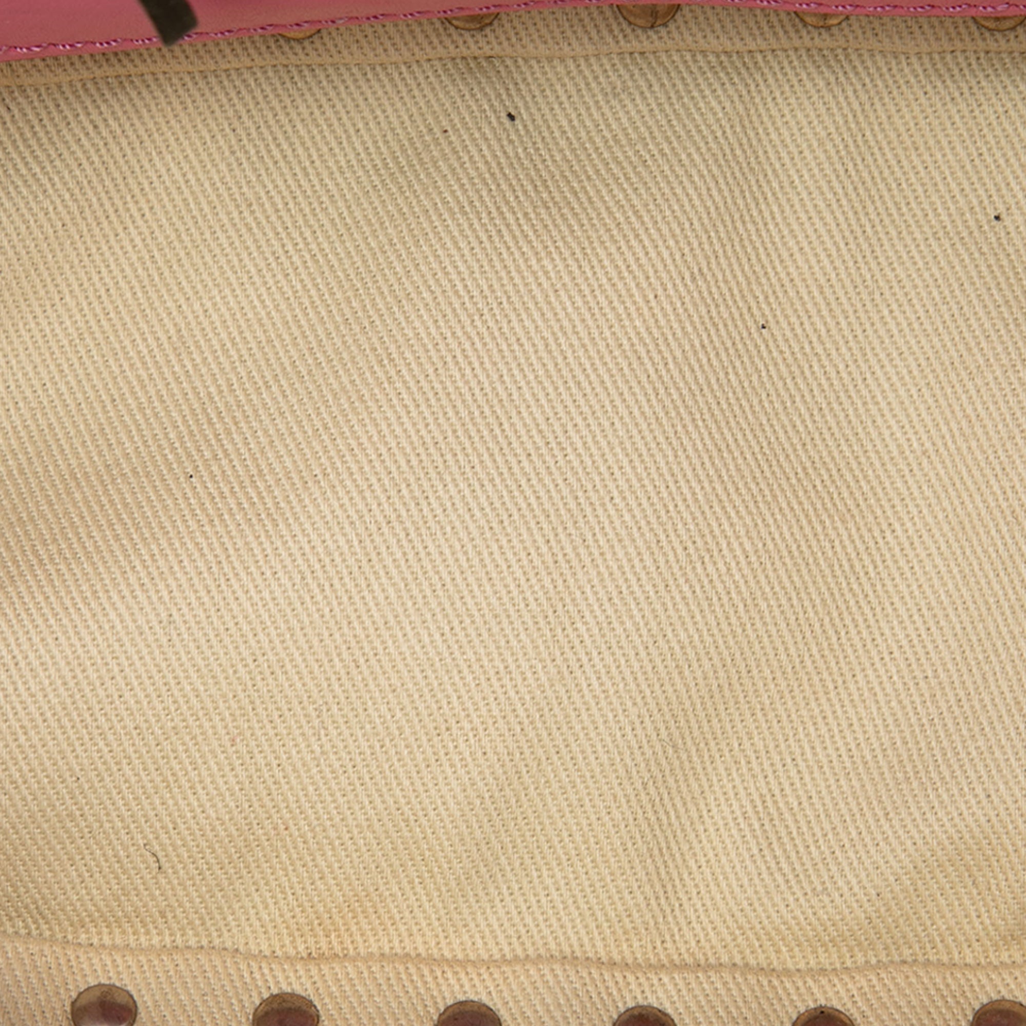 Mini Leather Rockstud Trapeze Satchel - Image 4