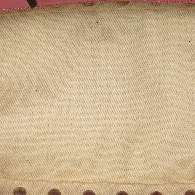 Mini Leather Rockstud Trapeze Satchel - Image 4